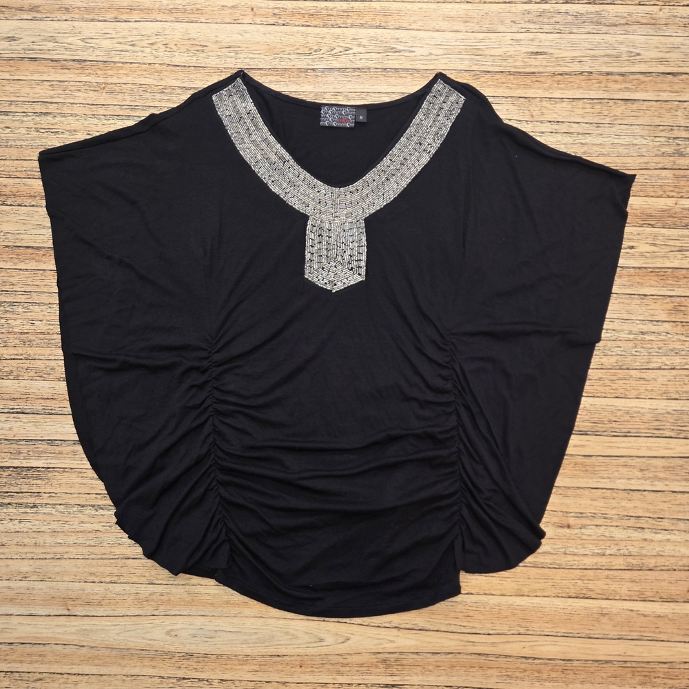 Black Embellished Women's‎ Top - Picture 1 of 7